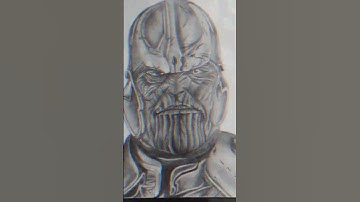 How to draw Thanos (Avengers: Infinity War) | Step by Step Outline Tutorial for beginner