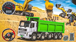 Construction Simulator – JCB Excavator Loading Dump Truck Stress – Android Gameplay
