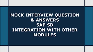 sap sd interview questions and answers | sap sd interview questions for 3 years experience | sap sd