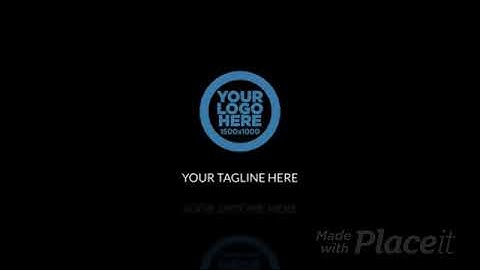 Simple Intro Maker for a Logo Reveal Featuring Glitch Animations