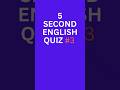 Interview English Quiz #3 | Can You Answer in 5 Seconds? ⏳