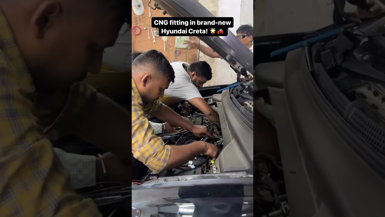 Watch our expert team seamlessly fit CNG into a brand-new Hyundai Creta! 🌟🚗 
