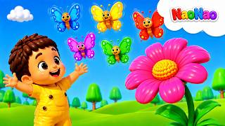 Butterfly Song Fly And Play Naonao Preschool Songs Learning Numbers Adventure