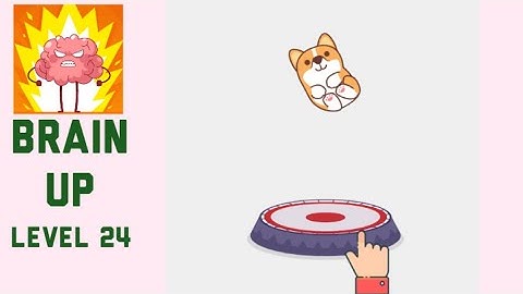 Brain Up Level 24 Jump on the trampoline in 10s Walkthrough