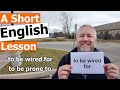 Learn the english phrases to be wired for and to be prone to