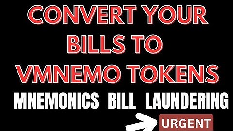 MNEMONICS AIRDROP: How To Launder Your Bills to VMNEMO TOKENS on MNEMONICS ( SECOND AIRDROP)