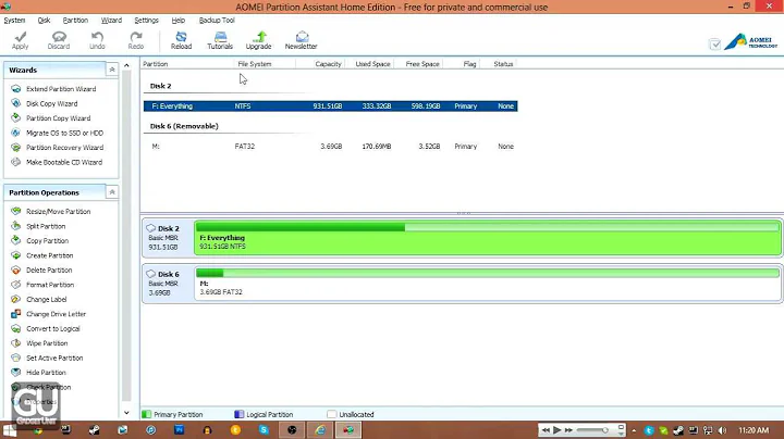 [Tour/Overview] AOMEI Partition Assistant Home Edition (100% free)
