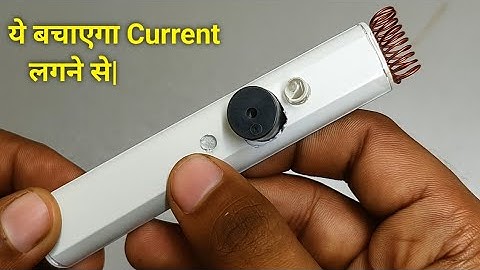 Electricity Detecting Machine 🔥| Wireless Rechargeable AC Current Detector using BC547 Transistor 
