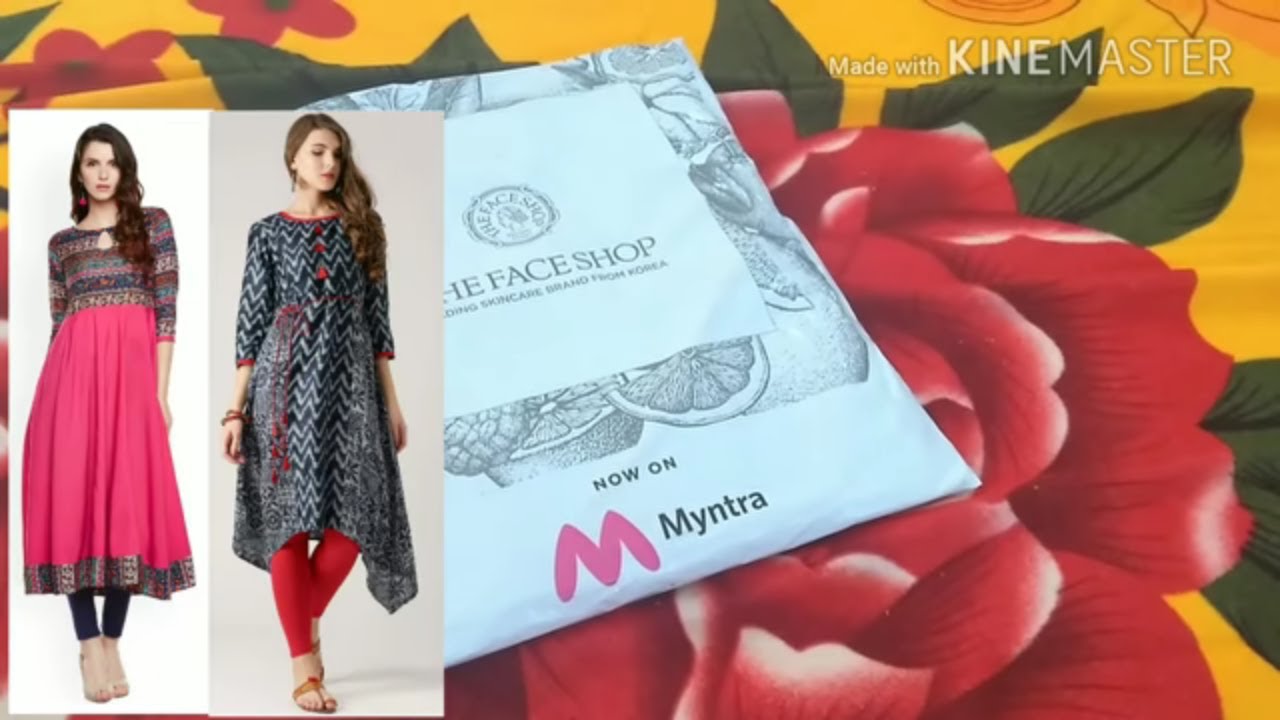 MYNTRA KURTI HAUL Rs. 900 Onwards | MYNTRA KURTI HAUL | Tanu Gupta - YouTube