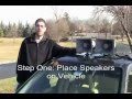 How to set up the sound cruiser car pa system from amplivox