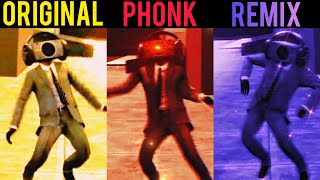 Speakerman Dancing Original vs Remix vs Phonk Version part 1 Resimi