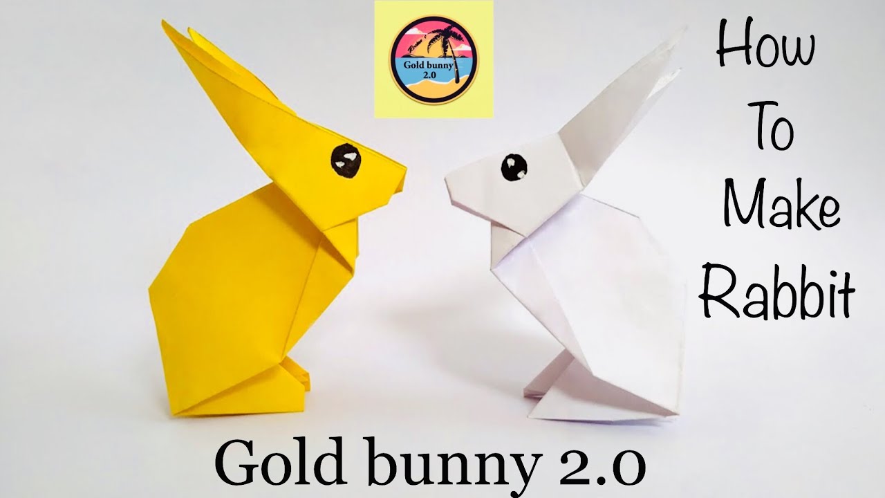 How to make rabbit [Gold bunny 2.0] - YouTube