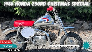 1986 Honda Z50RD Christmas Special - Denwerks - Z50 BAT