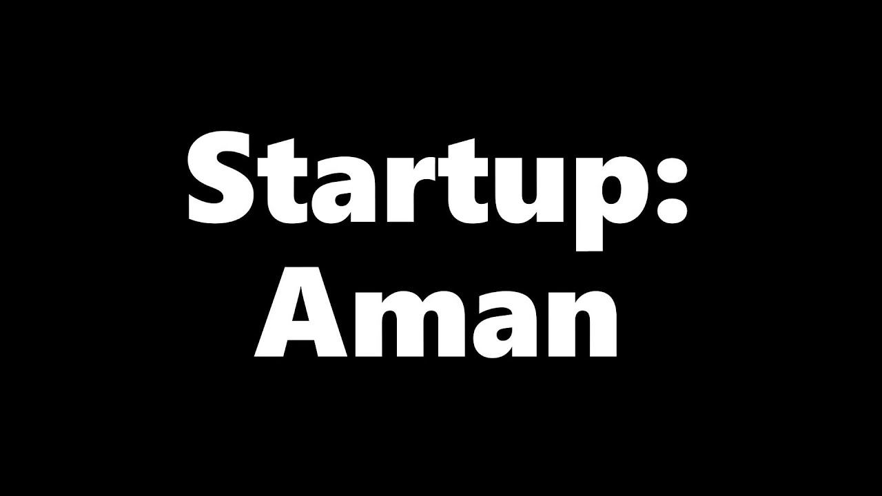 Aman the Organizational Therapy Platform - YouTube
