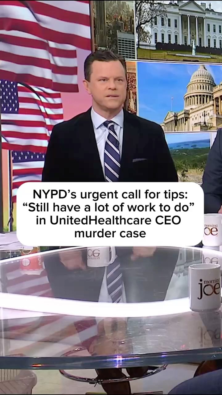 NYPD's urgent call for tips: 'Still have a lot of work to do' in UnitedHealthcare CEO murder case