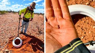 The first gold nugget we found with our Minelab GPZ 8000