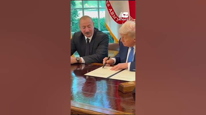 Подпись Трампа