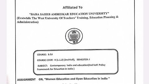 B.Ed 1st semester Assignment course 2( 2nd half) 2022-24 session.