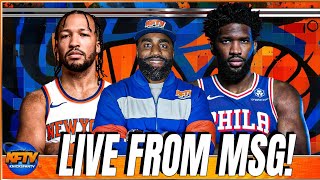 Knicks vs Sixers Post Game Reactions From MSG