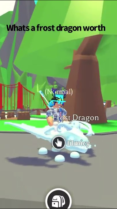 What’s a frost dragon worth? ❄️ #adoptme #roblox #shorts