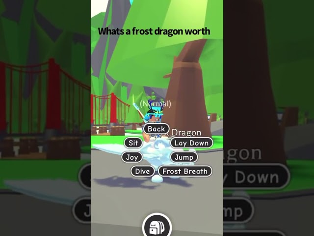 What’s a frost dragon worth? ❄️ #adoptme #roblox #shorts class=