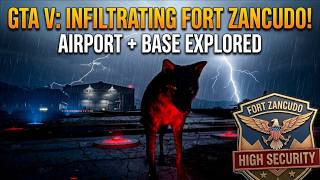 Infiltrating GTA 5's Most Secure Locations (Fort Zancudo + LSIA) As A Canine