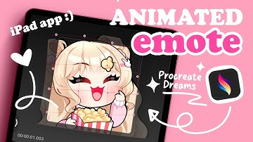 ANIMATING a SNACK Emote on the IPAD with Procreate Dreams 🍿