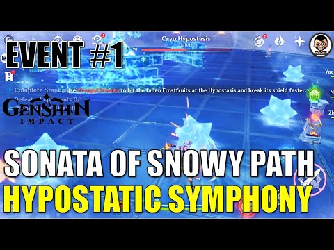 [420 Primogems] Hypostatic Symphony: Sonata of the Snowy Path (Cryo Hypostasis) Genshin Impact