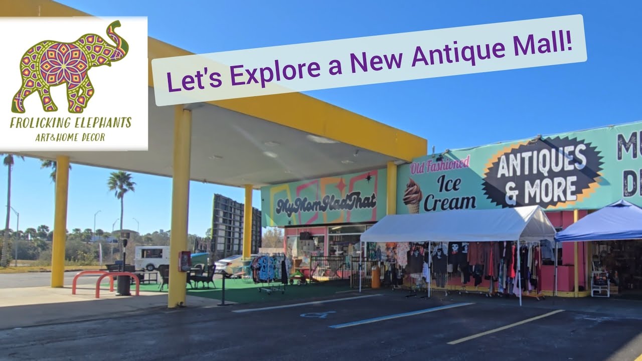 Explore a New Antique Mall with Me! St. Augustine, Florida