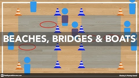 Beaches, Bridges & Boats - Physical Education Games (Chasing & Fleeing)