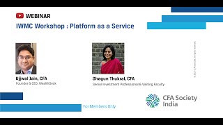 IWMC workshop | Platform as a Service | Ujjwal Jain, Founder & CEO, Wealth Desk screenshot 5