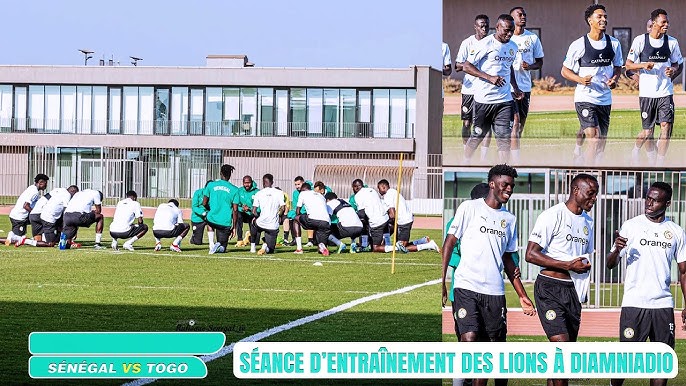 🛑Direct - Dernière Séance d'entraînement des Lions du Sénégal avant d'affronter le Togo - YouTube