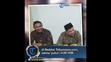 Kunjungan Fahri Hamzah ke Kantor Redaksi Tribunnews Bahas Isu Terhangat Nasional