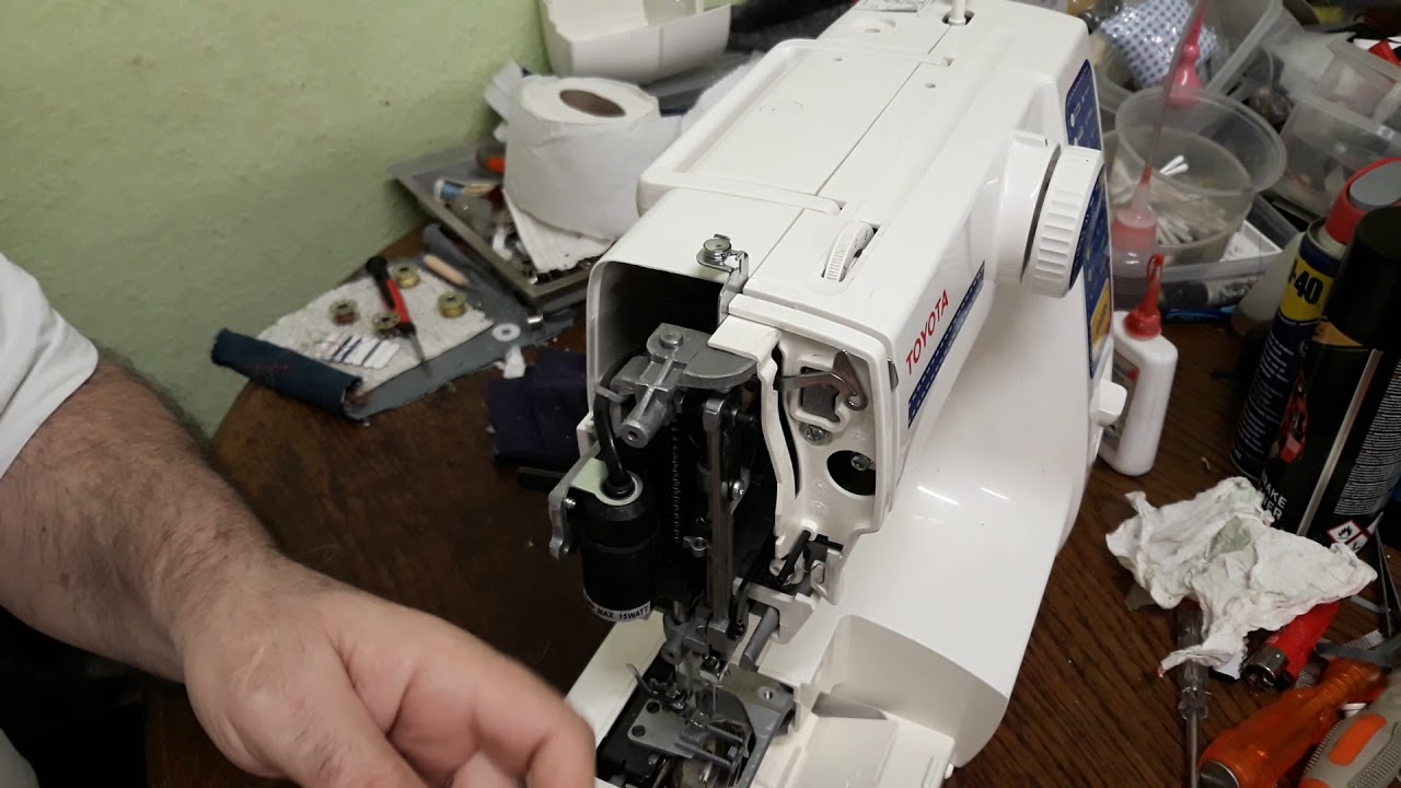 TOYOTA Nähmaschine Modell JFS18 Jenans فكك الهيكل الخارجي