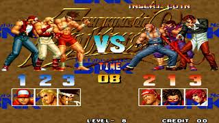 The King of Fighters '95 (1CC Level 8)  FATAL FURY TEAM Terry, Andy, Joe Playthrough