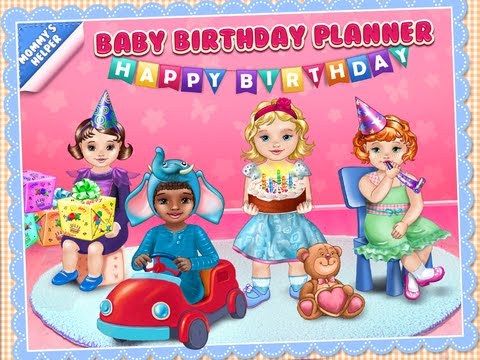 Baby Birthday Planner - iPad app demo for kids - Ellie