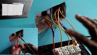 4 modal plet switch wiring set।। 4 modal board plet।। letest video modular board