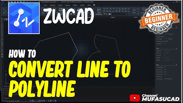 How To Convert Line To Polyline In ZWCAD