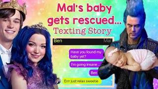 Mal’s baby gets rescued, Descendants Texting Story ✨Trio of Stars