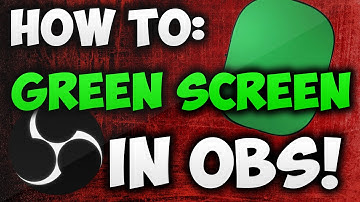 How to use Green Screens in OBS (Open Broadcaster Software) EASY!