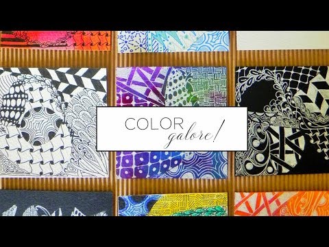 The Zentangle Art Class Video 2 - Supplies 