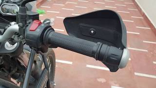 Royal Enfield Himalayan knuckle protector/ lever protector install