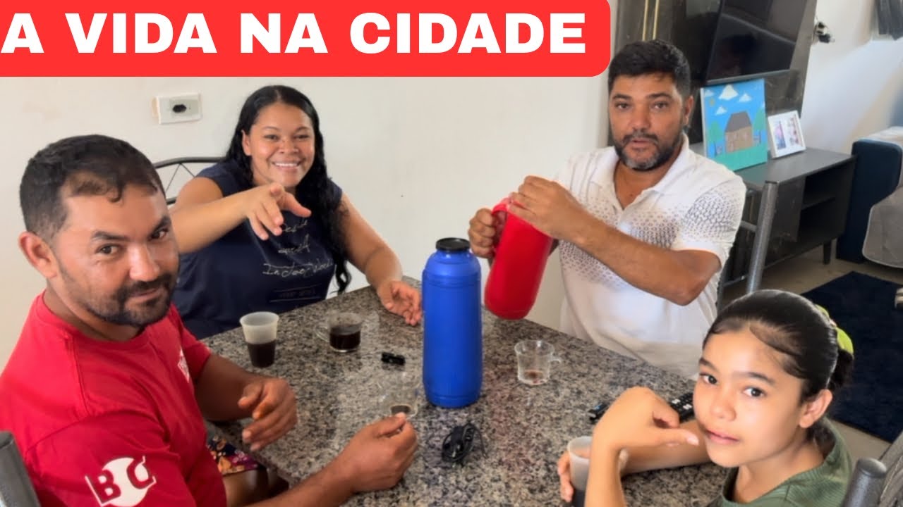 COSMA E FAMÍLIA DEPOIS DA ENTREGA DA CASA! A VIDA NA CIDADE
