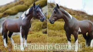 Painting a Bay Tobiano Model Horse ~ Custom Pony!