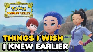 Things I Wish I Knew Earlier In Pokemon Scarlet And Violet (Tips \& Tricks)