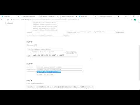 iitb virtual Lab | Cryptography lab |Cipher Block Chaining |Symmetric Key Encryption(AES)