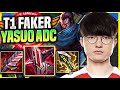 FAKER TRIES YASUO ADC WITH NEW ITEMS! - T1 Faker Plays Yasuo ADC vs Samira! | Season 11