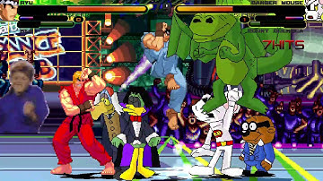 Mugen Request Battle #141: Ryu & Ken Vs. Danger Mouse & Count Duckula
