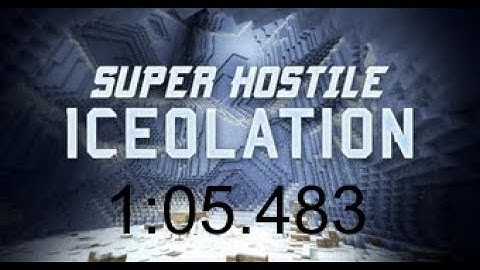 Minecraft Speedrun: Iceolation Any% (1:05.483)