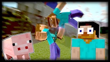 Minecraft: Khi steve bắt trước combo ngọc ender